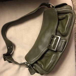 Banana Republic olive leather purse